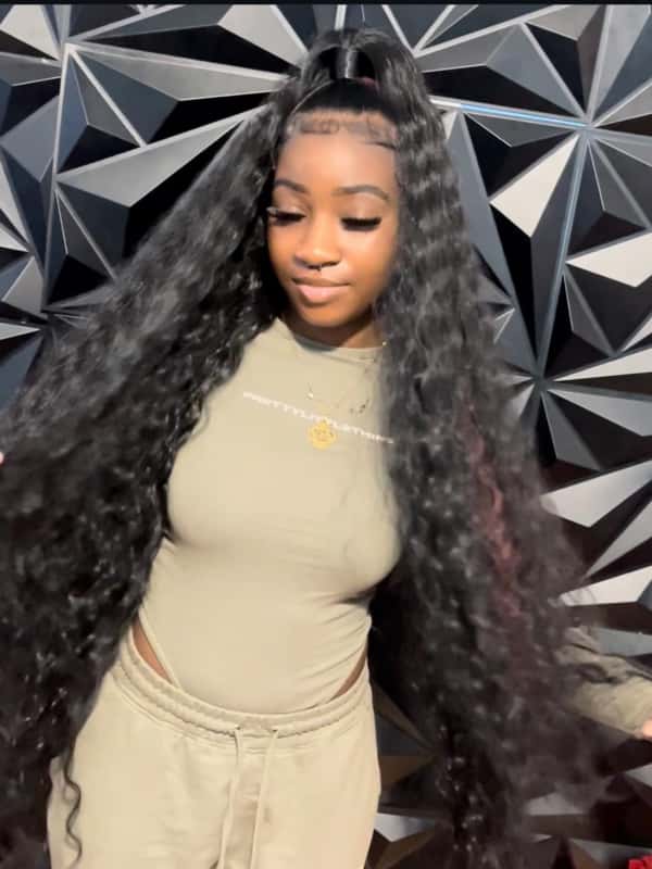 curly organique hair